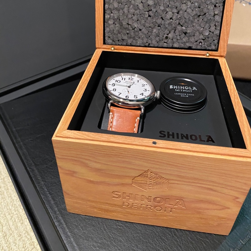 Shinola Men’s Detroit Watch Brand New In Gift Box